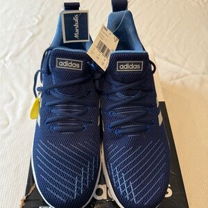 Adidas Asweego Black and Blue Running Shoes